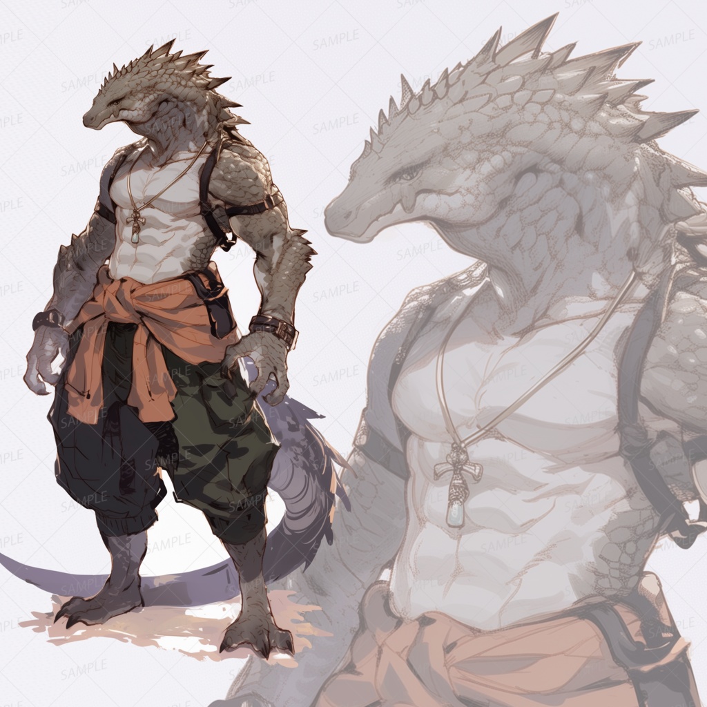 【立ち絵_0212】守護爪の闘士