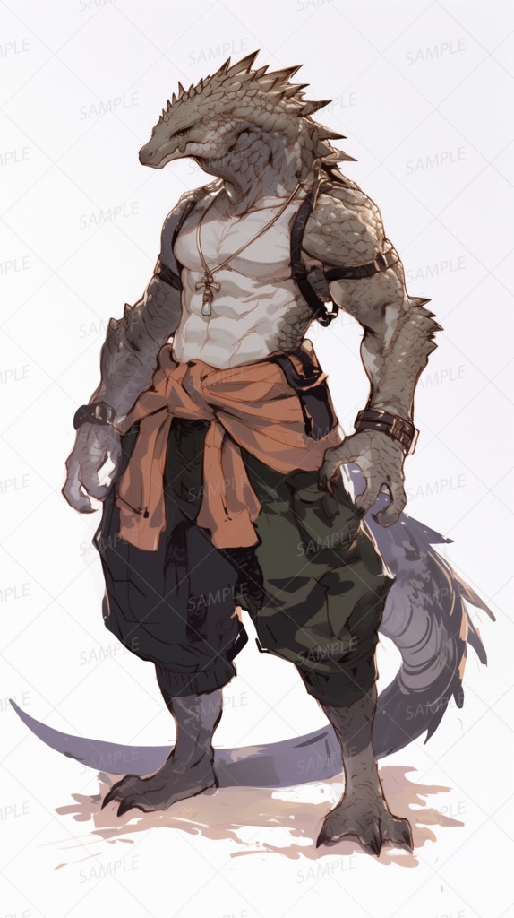 【立ち絵_0212】守護爪の闘士