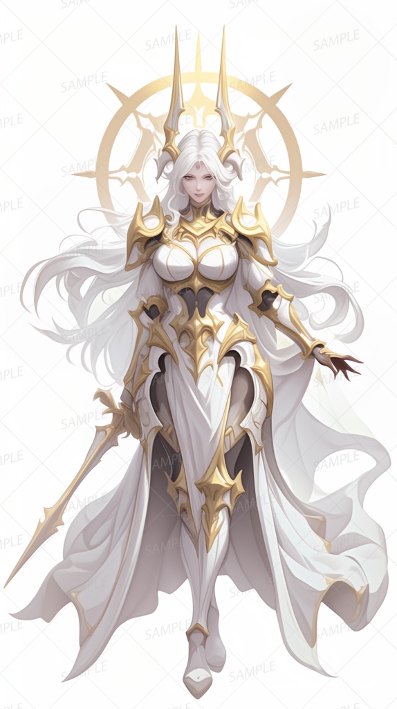 【立ち絵_0213】煌めく神剣の聖女