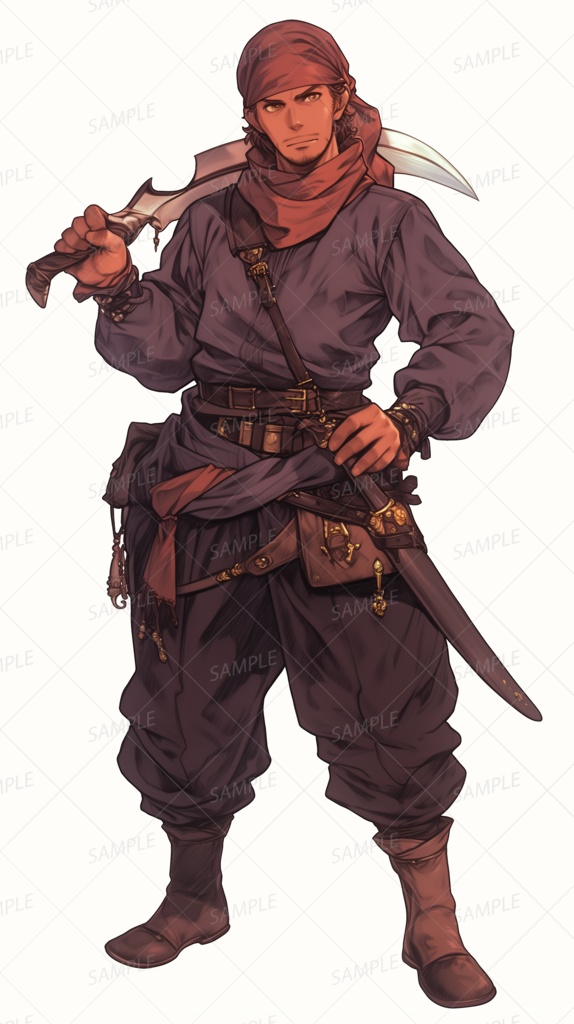 【立ち絵_0219】塵に潜む盗賊ホルグ