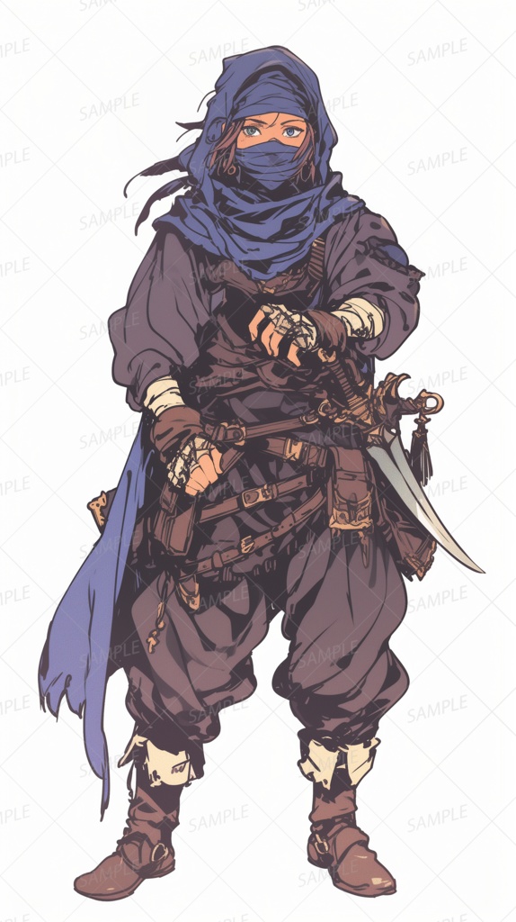 【立ち絵_0220】月影の放浪者