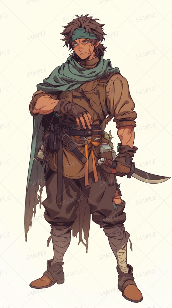 【立ち絵_0221】傷だらけのサバイバー