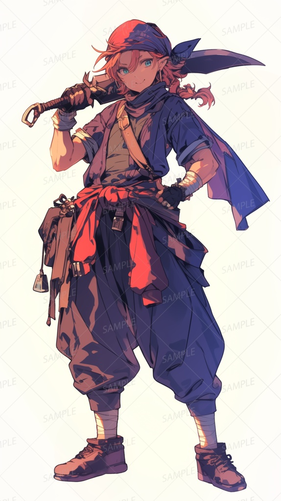 【立ち絵_0222】闇市を支配する若き精霊