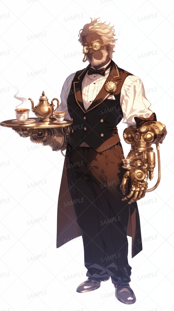 【立ち絵_0223】ギアアームの執事長