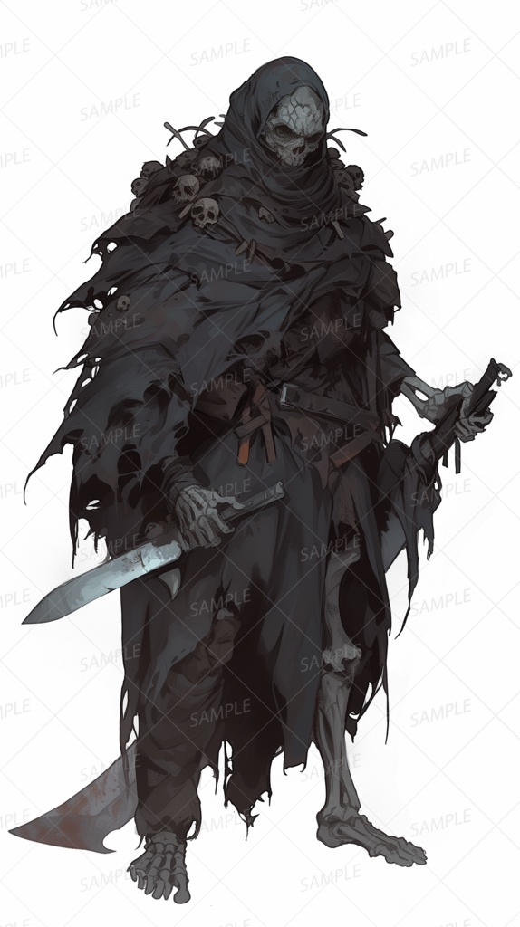 【立ち絵_0225】骸装の巡礼者