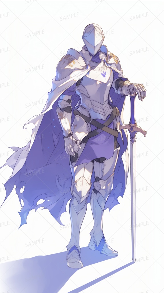 【立ち絵_0228】無貌の守護騎士