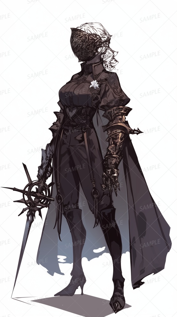 【立ち絵_0235】黒薔薇の処刑人