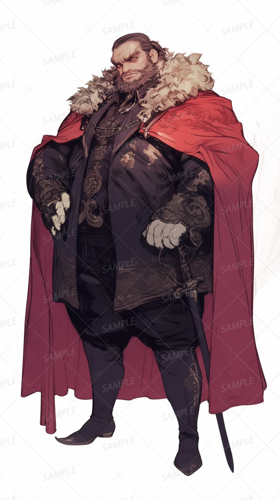 【立ち絵_0237】紅蓮の執政アルマウル