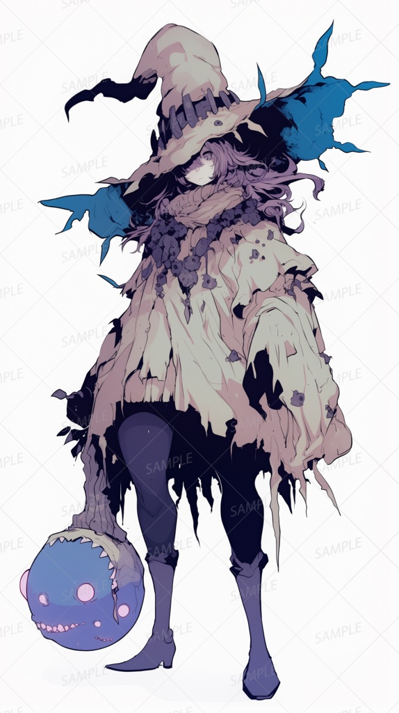 【立ち絵_0239】朽ち果ての魔女アモリカ