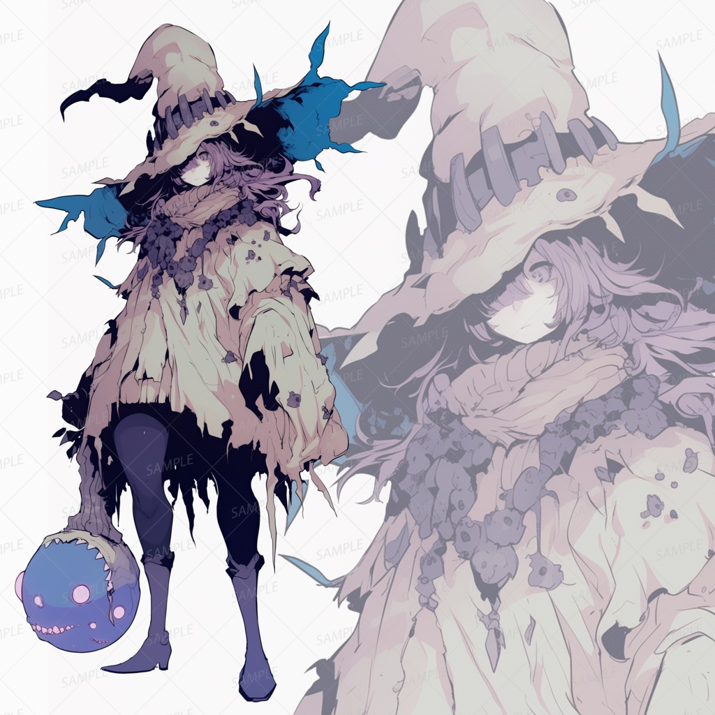 【立ち絵_0239】朽ち果ての魔女アモリカ