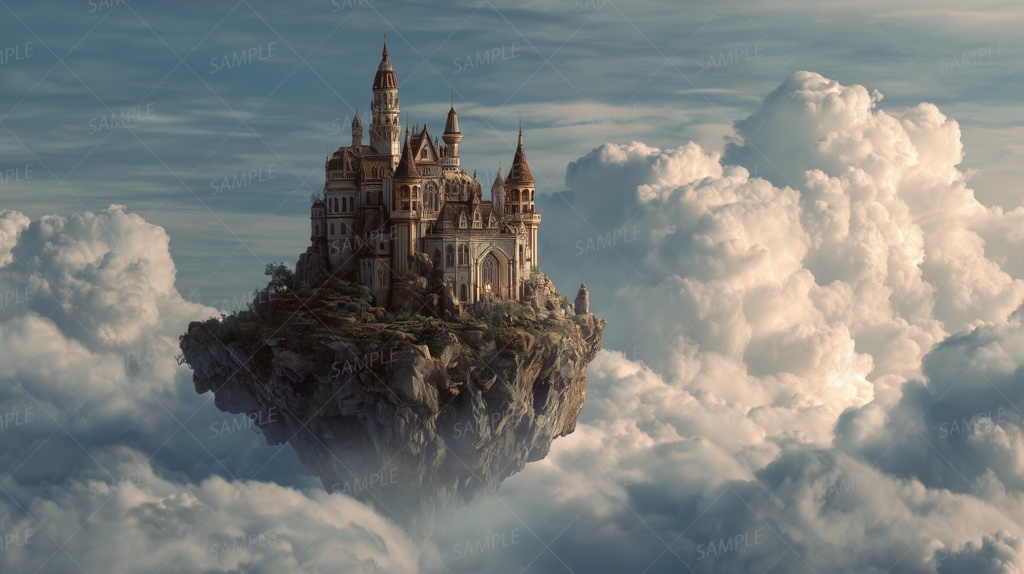 【背景_0056】雲上の王都エリュシオン