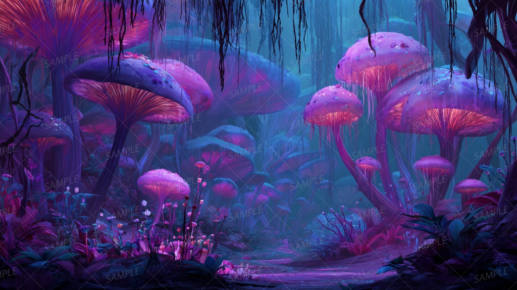 【背景_0057】夜光林ラピスフォレスト