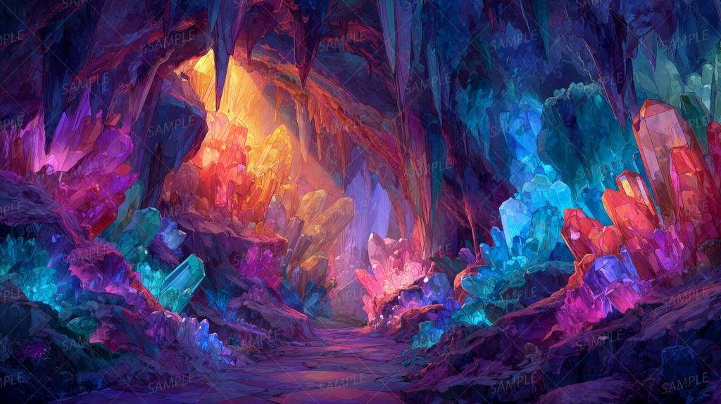 【背景_0059】結晶の海底回廊