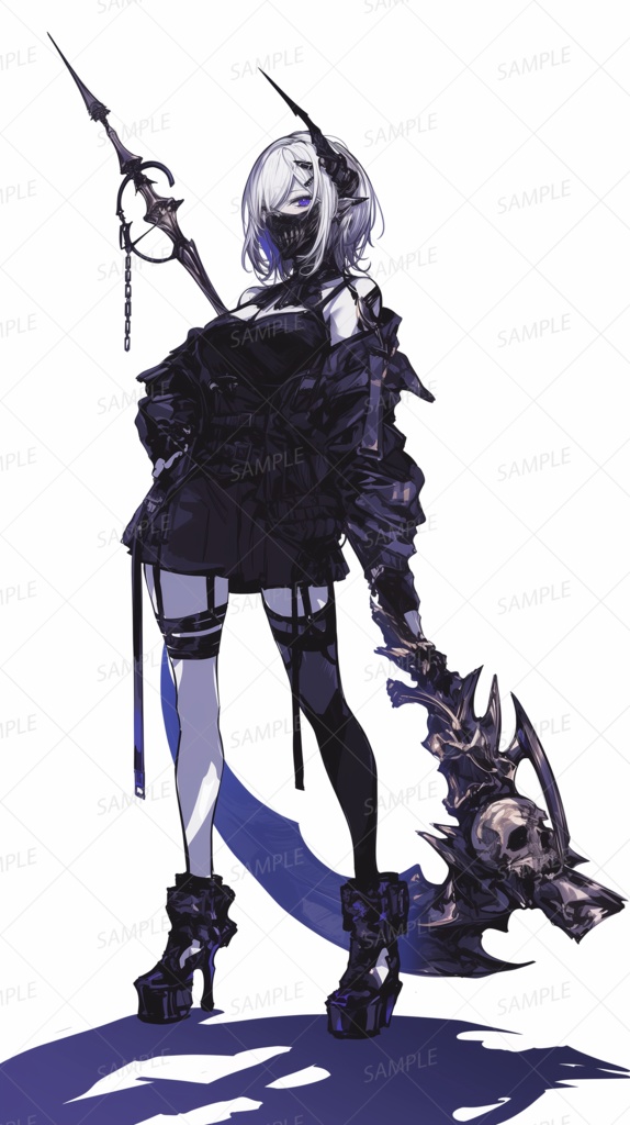 【立ち絵_0245】黒翼のレヴナント