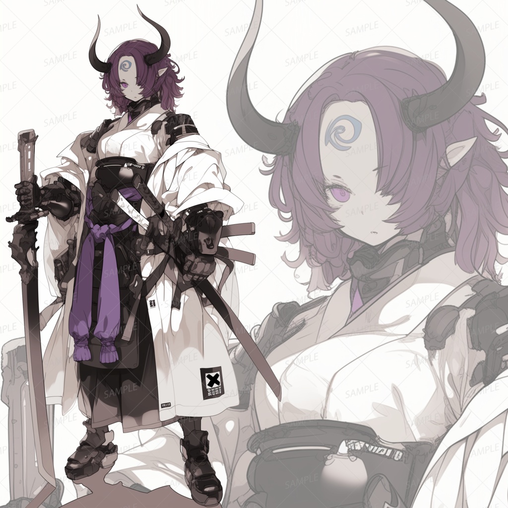 【立ち絵_0250】無銘の妖刀使い