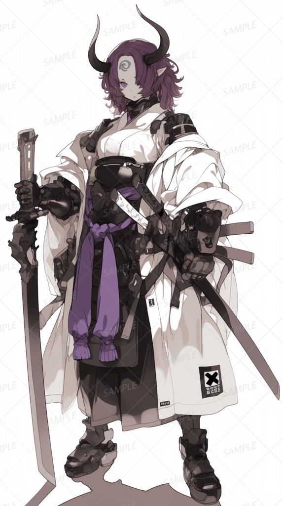 【立ち絵_0250】無銘の妖刀使い