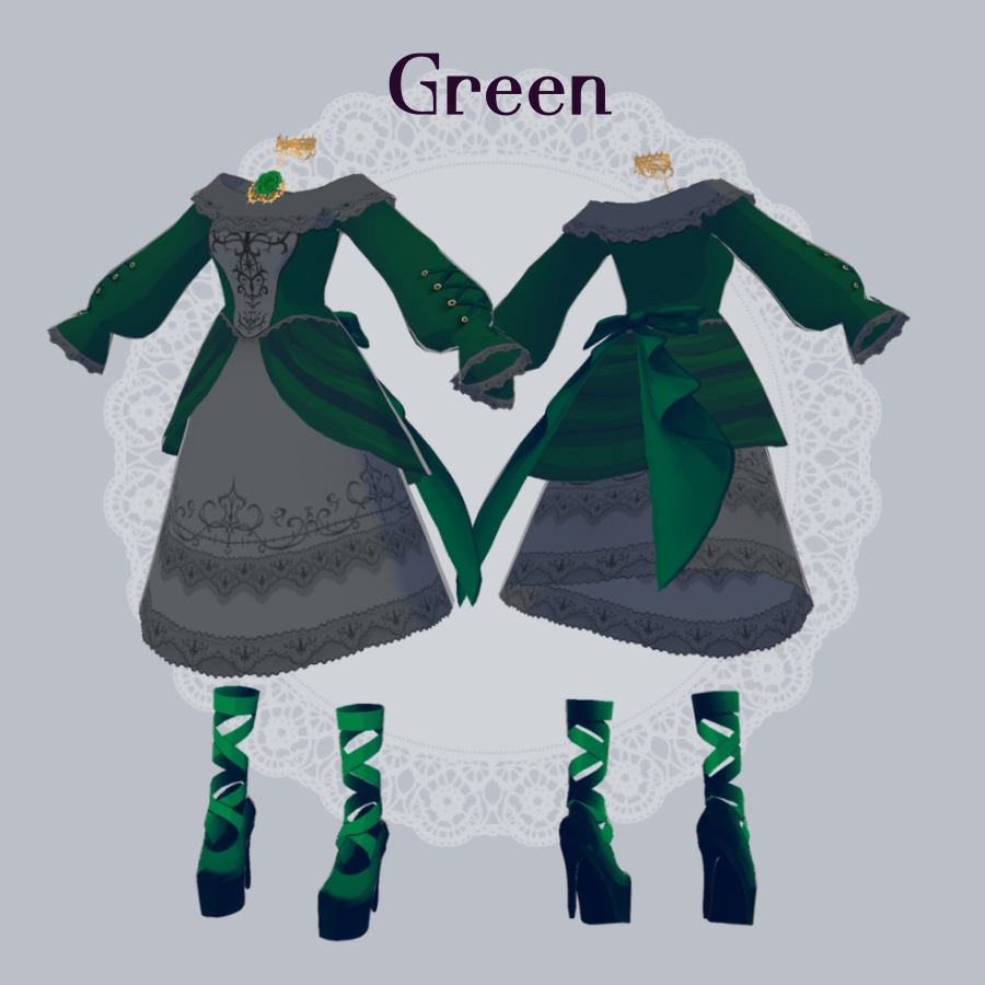 【VRoid衣装】Orlokドレス