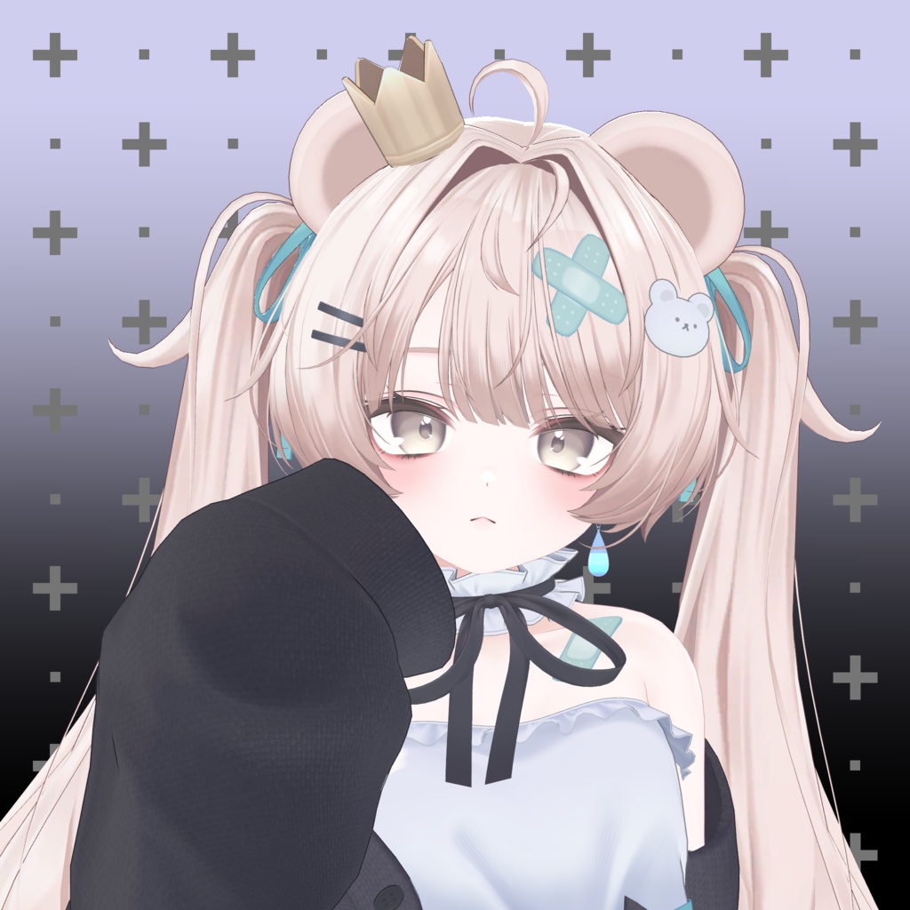 🩵Stellar Dew🩵 傾けると中の水が動くイヤリング!!MA調整済み ※一部アバター位置調整済み