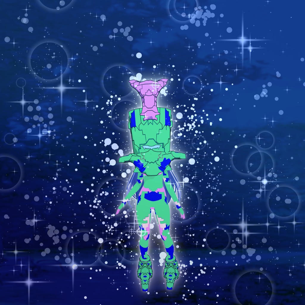 サイバーグレートヘルム【桔梗向け衣装】