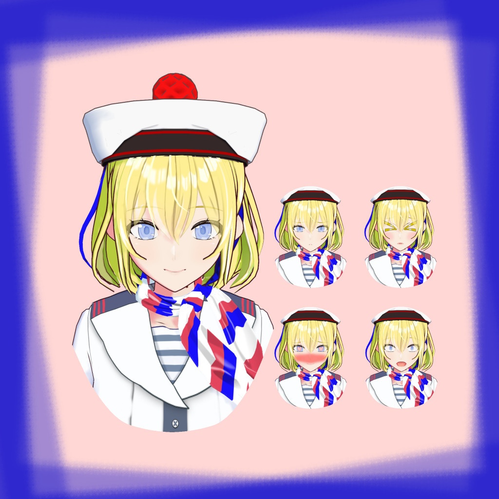 【FREE/無料版あり】「グロワール」 / ファンメイドMMD向けモデル