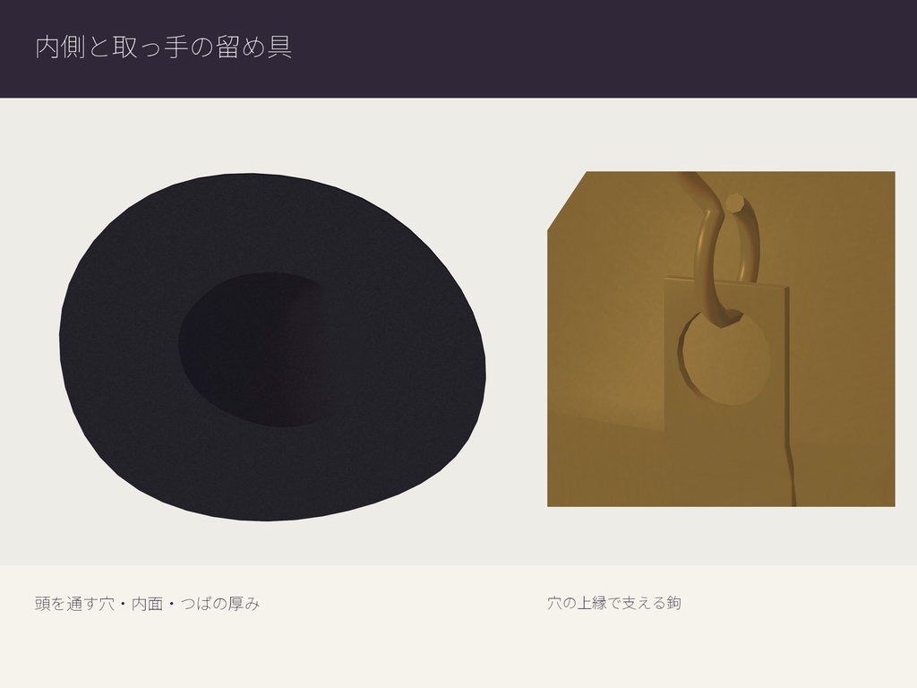 【10/10(土) 9時まで無料】フェルト魔女帽子と星穴の金属ランタン3Dセット