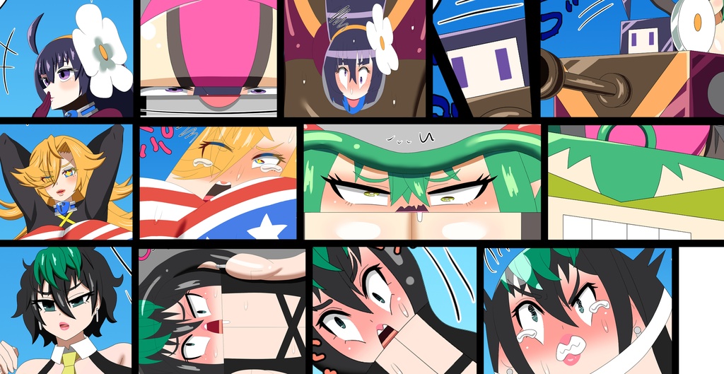 オリジナルキャラ達変化集