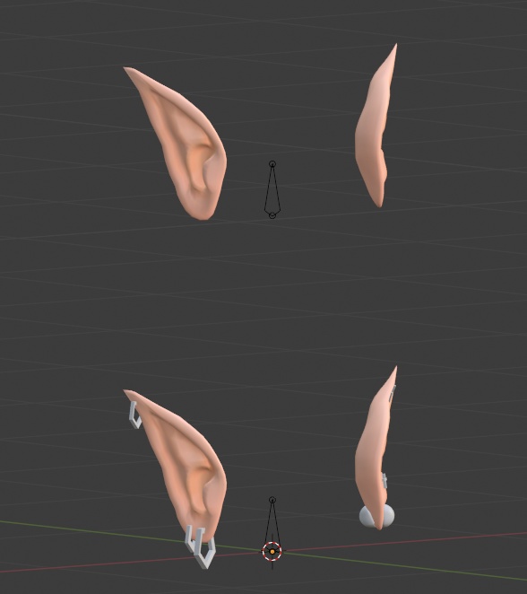 Soft and edgy elf ears