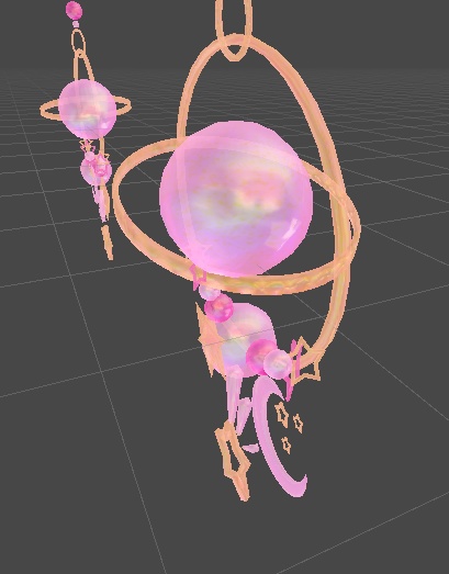 Mini's space earrings / trinkets