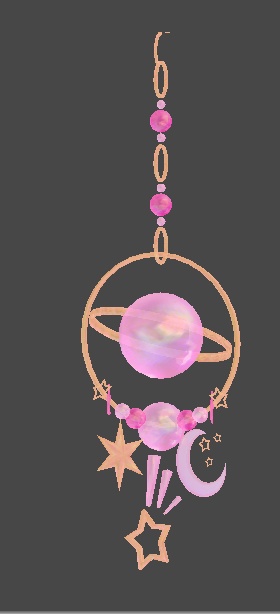 Mini's space earrings / trinkets