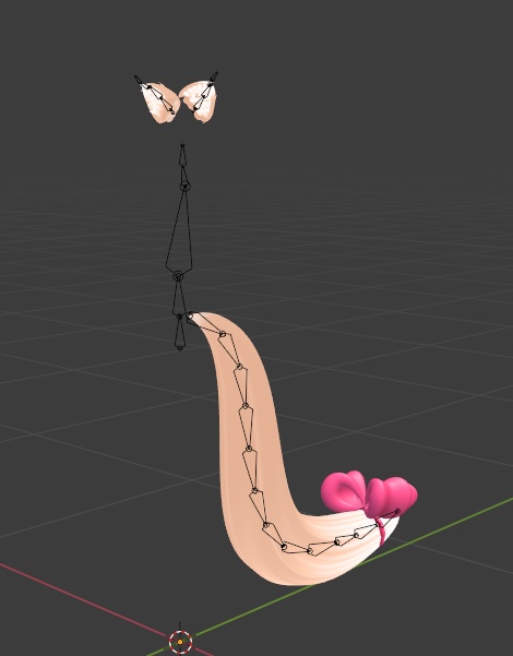 cute ears tail bow set