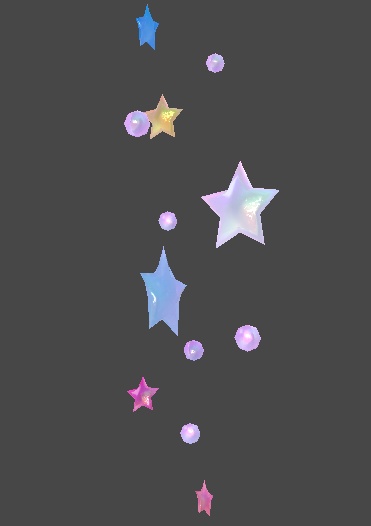 Mini's space earrings / trinkets version 2