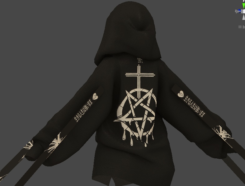 mini's strap hoodie +v2