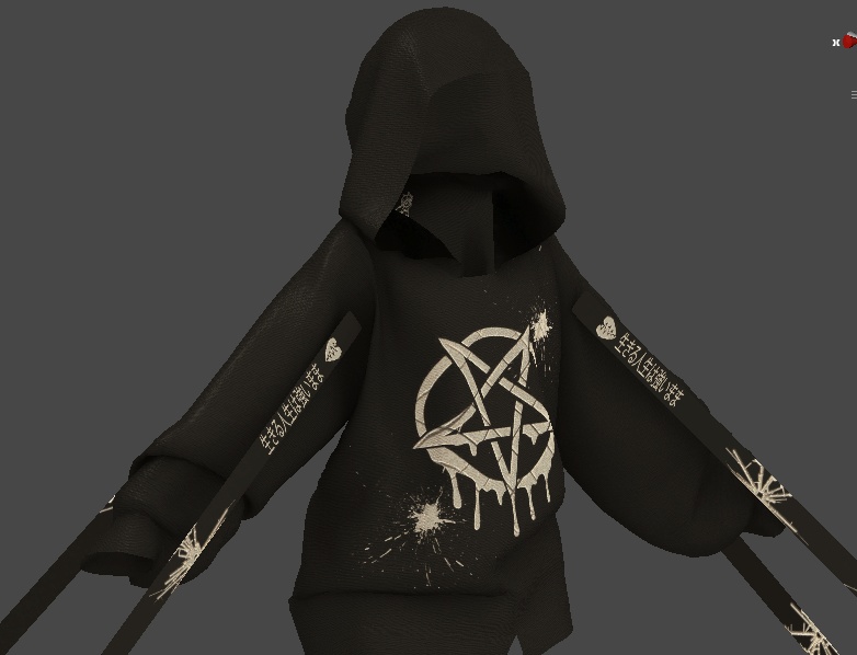 mini's strap hoodie +v2
