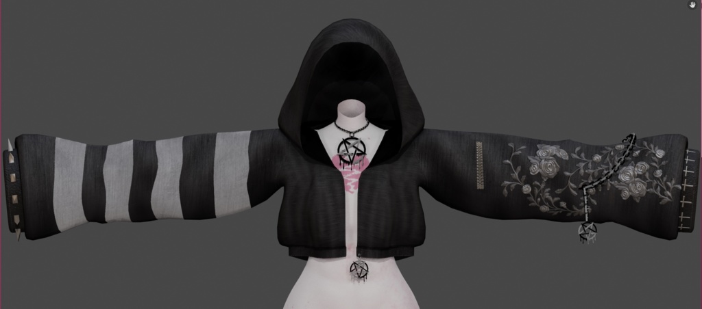 Crop hoodie