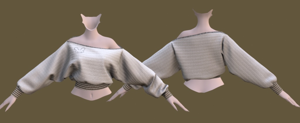 chonky cardigan and crop sweater