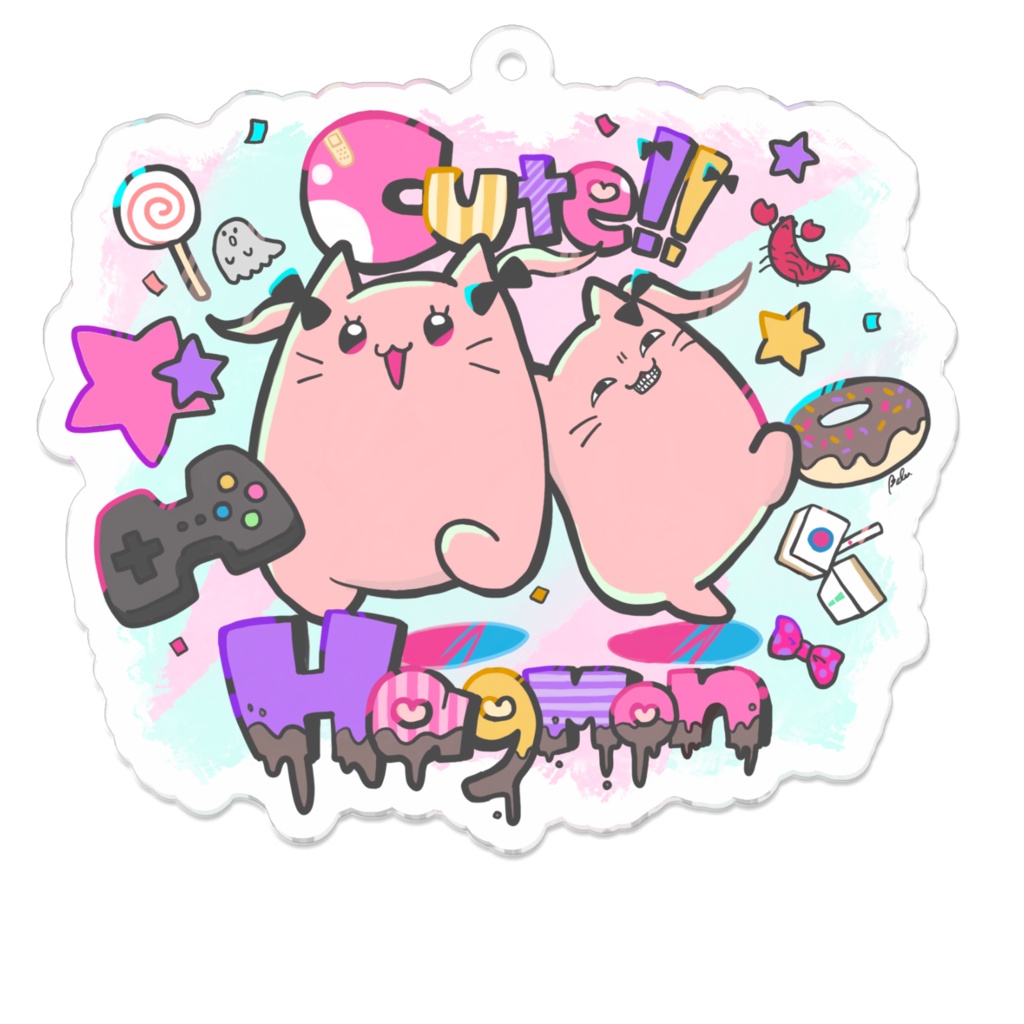 「くげもんとはぐもん」アクリルキーホルダー@げーむすきー鯖