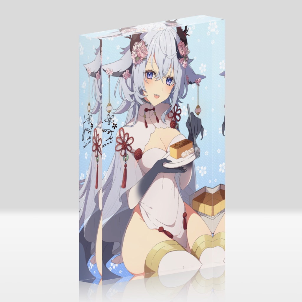 【お誕生日記念】餡珉　アクリルブロック　サイン付き