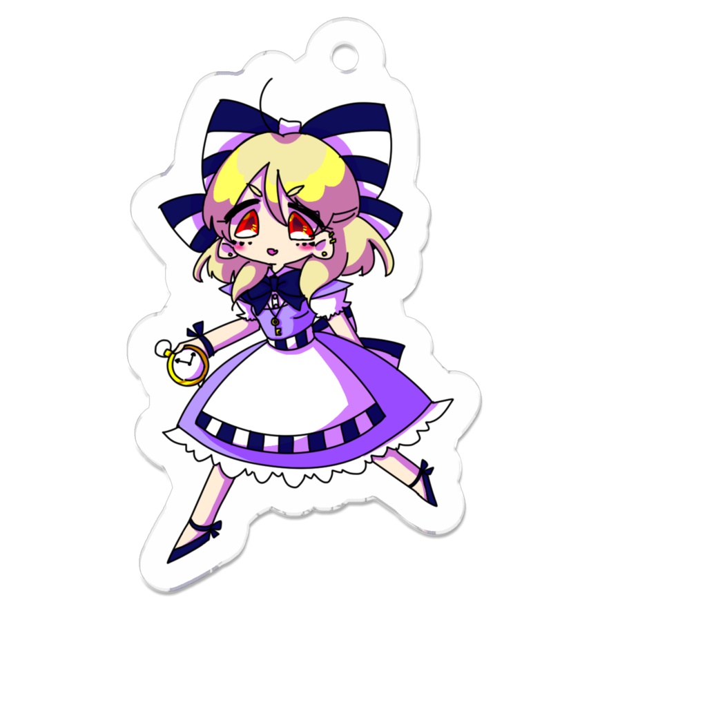 アリスのアクリルキーホルダー