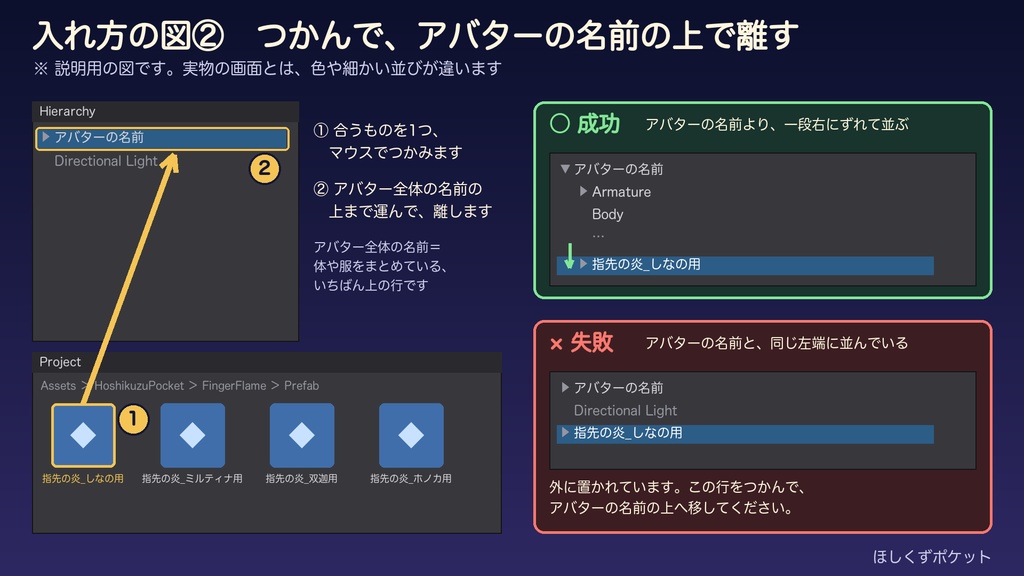 【VRChat】指先の炎|ハンドサインで点火・指でっぽうで火の玉・10色