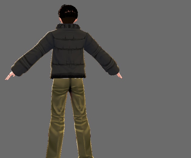 男性ジャケット一式(テクスチャ販売)