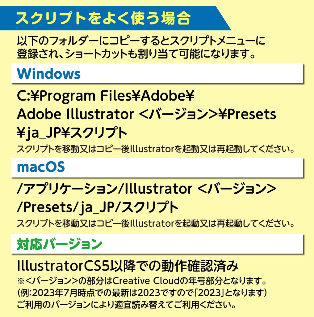 Illustrator オープンパスの線と塗りを分離しクローズパスにするスクリプト