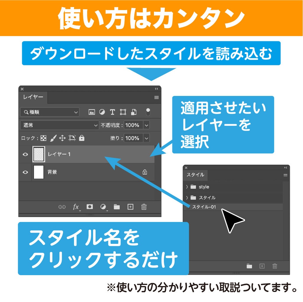 すりガラススタイル