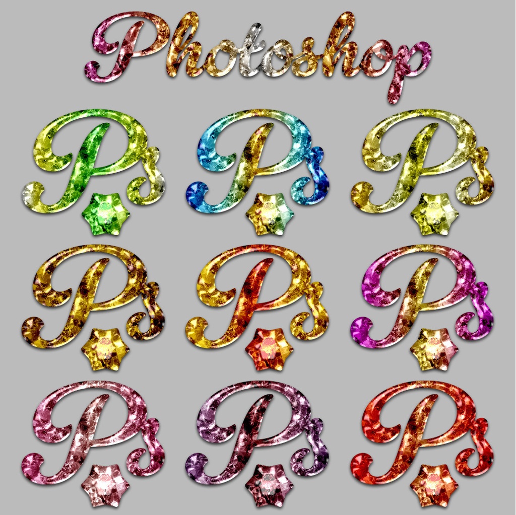 Photoshop 極上のジュエルスタイル