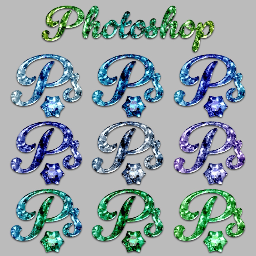 Photoshop 極上のジュエルスタイル