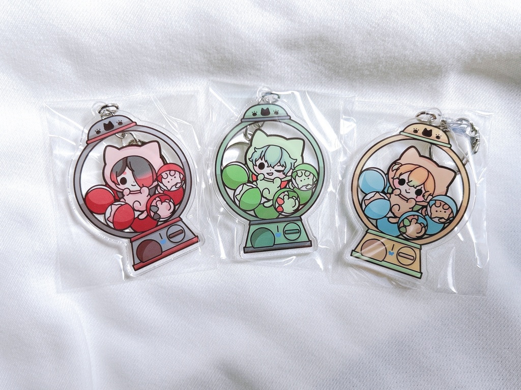 【匿名配送】猫ガチャアクキー