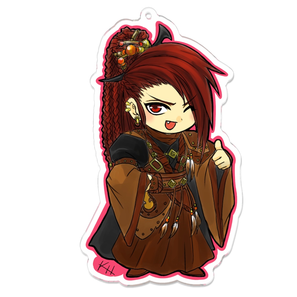 千金少 アクリルキーホルダー