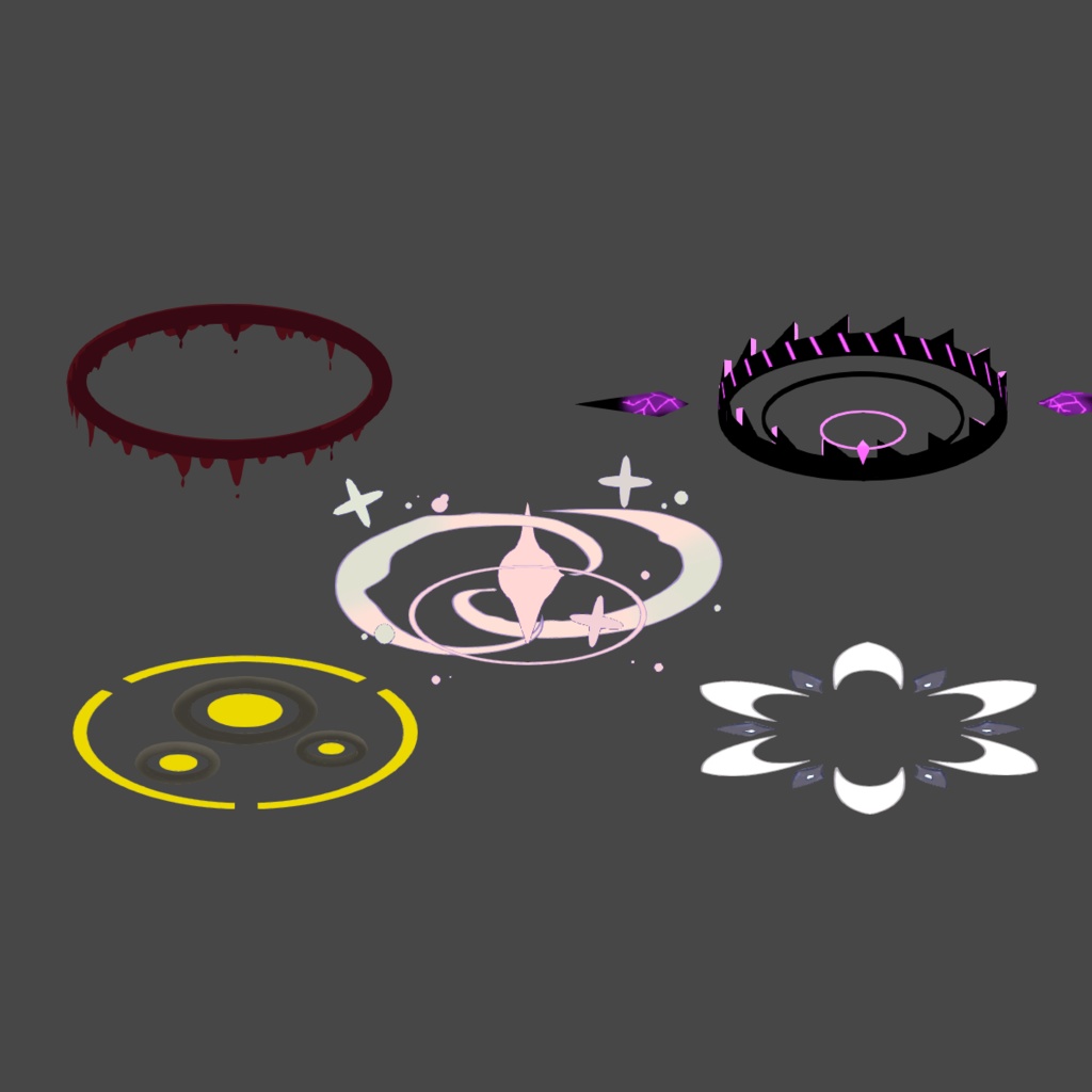 BlueArchiveヘイロー145種