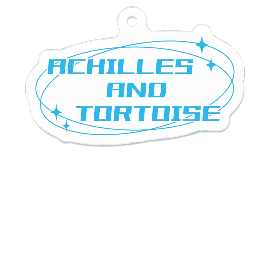 クリアアクリルキーホルダー