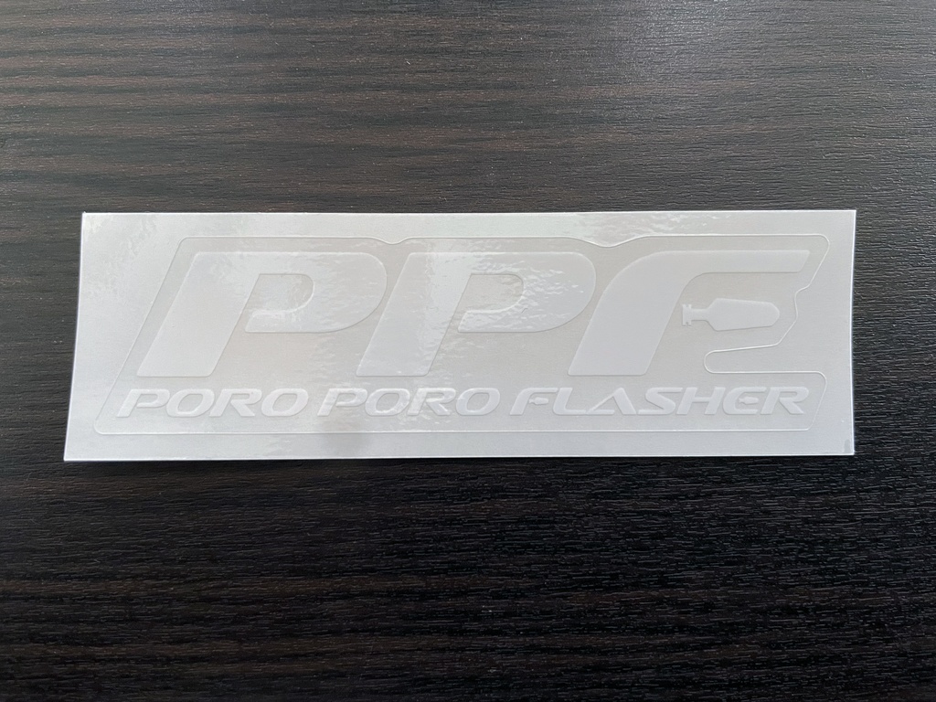 PPF（ポロポロフラッシャー）ステッカー2枚（おまけステッカー1枚付き）
