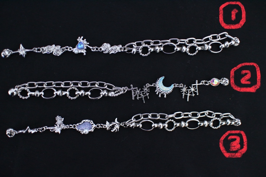 【夜空に輝くブレスレット】